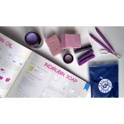 17-Indirubin soap 101, complementary courses for "INSIDE INDIGO" by Julia Tabakhova