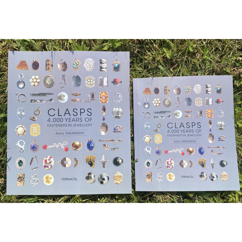 English version, soft cover, LARGE SIZE, CLASPS, 4,000 Years of Fasteners in Jewellery