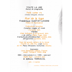 Petit cahier n° 4 - TOUTE LA LIRE