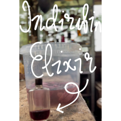 6-Indirubin with woad, complementary courses for the book "INSIDE INDIGO" by Julia Tabakhova