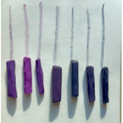 14-Indirubin crayons: wax edition, complementary courses for "INSIDE INDIGO" by Julia Tabakhova