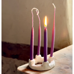 15 - Indirubin candle, complementary courses for "INSIDE INDIGO" by Julia Tabakhova