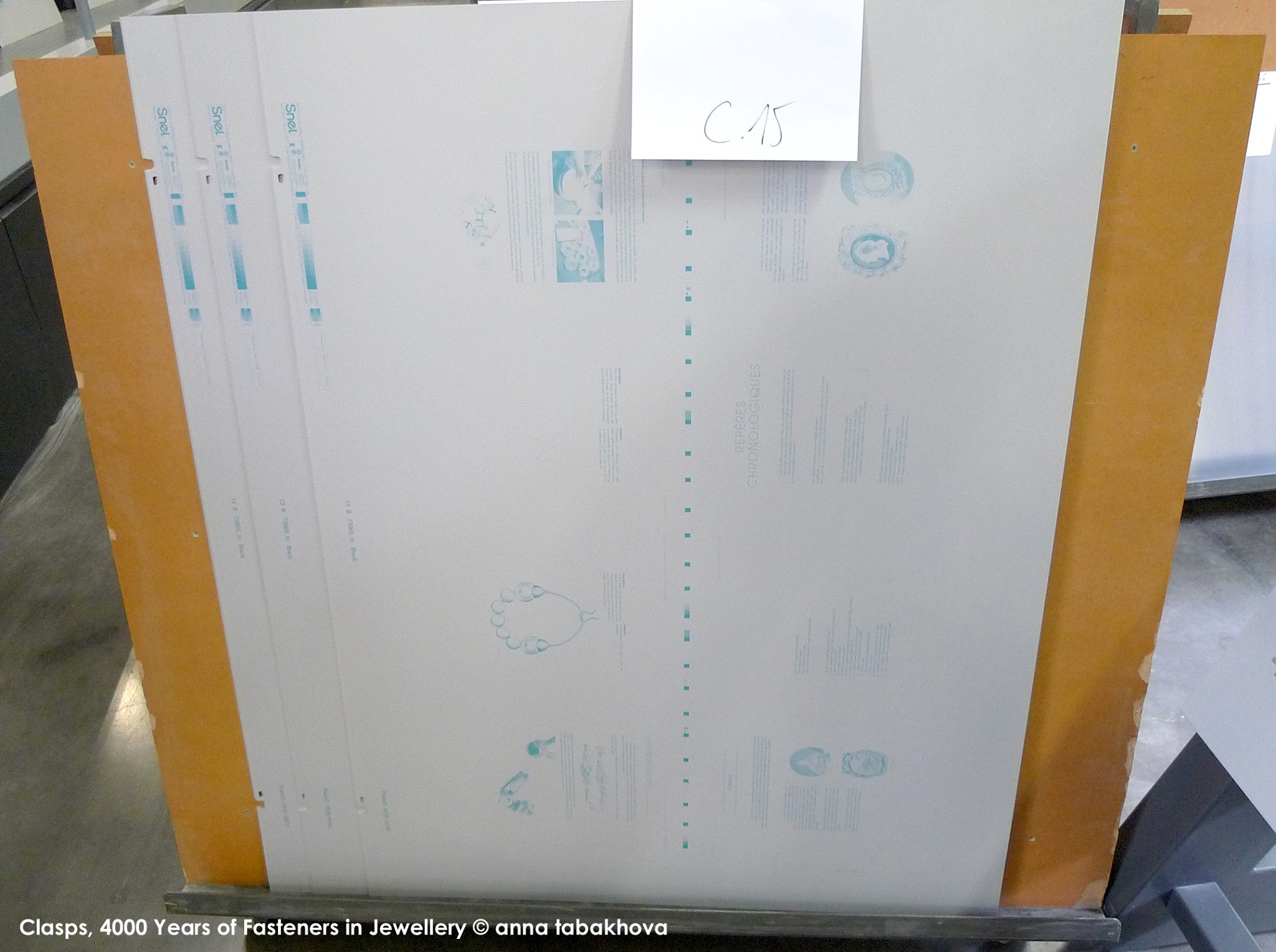 Le fermoir en bijouterie, par Anna Tabakhova, reportage imprimerie, Editions Terracol